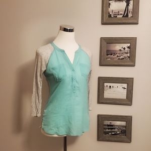 Express quarter sleeve top